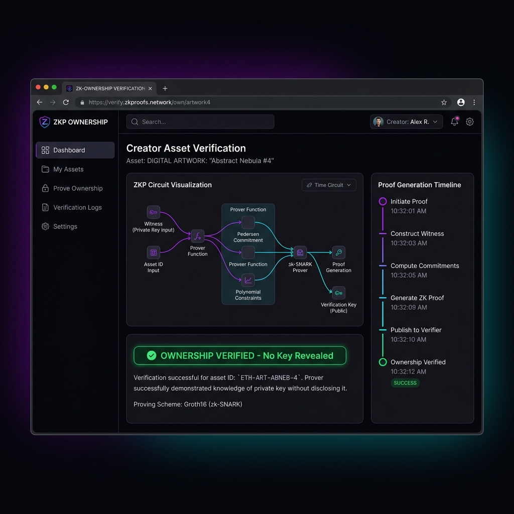 ZKP Shield — zero-knowledge proof ownership in browser